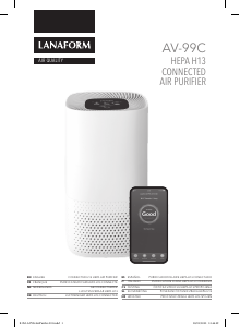 Manuale Lanaform LA120210 AV-99C Purificatore d'aria
