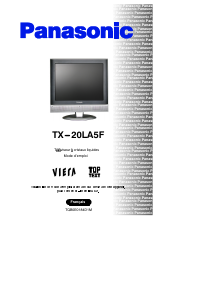 Bedienungsanleitung Panasonic TX-20LA5F Viera LCD fernseher
