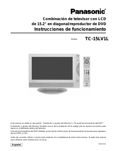 Manual de uso Panasonic TC-15LV1L Televisor de LCD