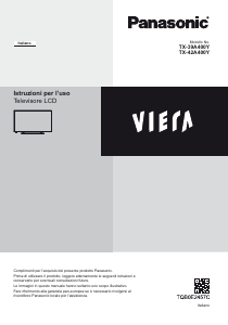 Manuale Panasonic TX-39A400Y Viera LCD televisore