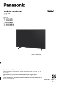 Bruksanvisning Panasonic TX-32MSW504S LED TV