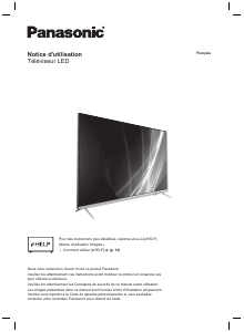 Brugsanvisning Panasonic TX-50JX700E LED TV
