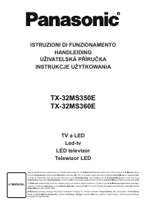 Manuál Panasonic TX-32MS360E LED televize