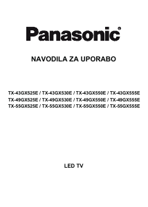 Priročnik Panasonic TX-49GX550E LED-televizor