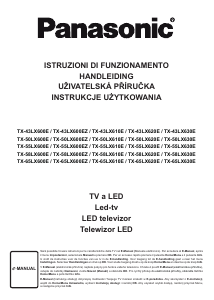 Manuál Panasonic TX-50LX610E LED televize