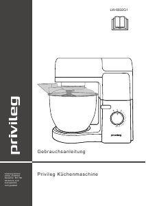 Bedienungsanleitung Privileg LW-6832G1 Küchenmaschine