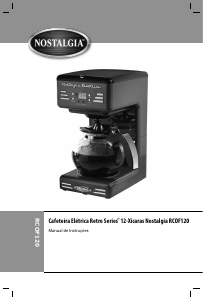 Manual Nostalgia RCOF120 Máquina de café