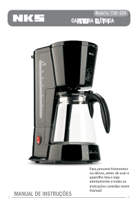 Manual NKS TSK-224 Máquina de café