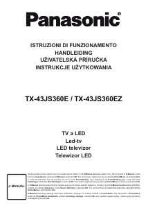 Manuál Panasonic TX-43JS360E LED televize