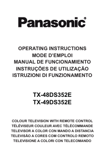 Mode d’emploi Panasonic TX-49DS352E Téléviseur LED
