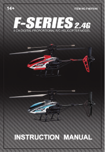 Manual MJX F46 Radio Controlled Helicopter