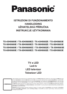 Manuál Panasonic TX-43HX602E LED televize