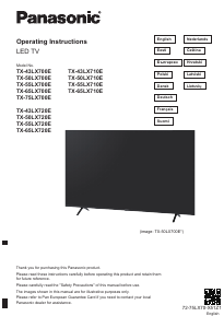Manuál Panasonic TX-43LX700E LED televize