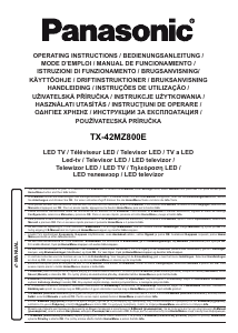 Εγχειρίδιο Panasonic TX-42MZ800E Τηλεόραση LED