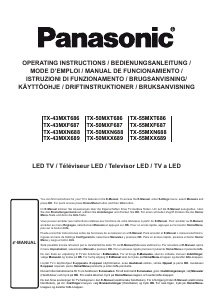 Manual Panasonic TX-43MXX689 Televisor LED
