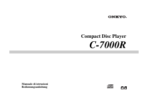 Bedienungsanleitung Onkyo C-7000R CD-player