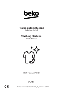 Handleiding BEKO B3WFU57215WPB Wasmachine