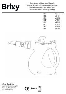 Manuale Brixy WHL-603 Pulitore a vapore