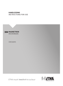 Handleiding ETNA CMV334RVS Magnetron