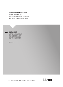 Bedienungsanleitung ETNA KKV143WIT Kühlschrank
