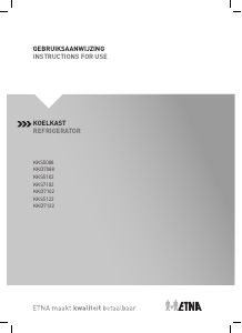 Handleiding ETNA KKS5088 Koelkast