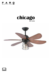 Mode d’emploi Faro Chicago Ventilateur de plafond
