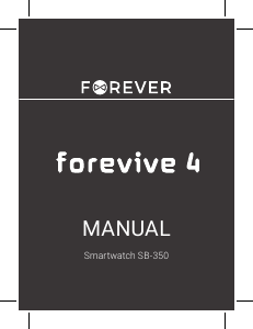 Vadovas Forever SB-350 Forevive 4 Išmanusis laikrodis