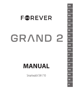Handleiding Forever SW-710 Grand 2 Smartwatch