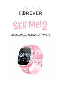 Handleiding Forever KW-310 See Me 2 Smartwatch
