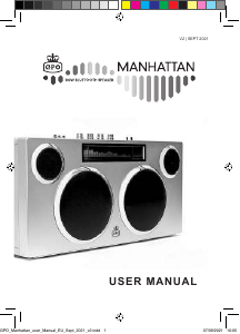 Bedienungsanleitung GPO Manhattan Lautsprecher