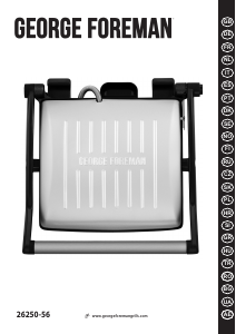 Instrukcja George Foreman 26250-56 Kontakt grill