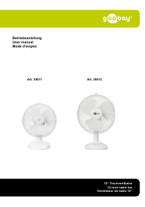 Mode d’emploi Goobay 39511 Ventilateur