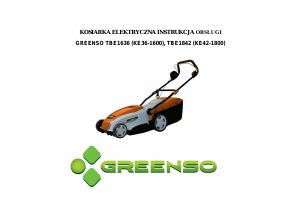 Instrukcja Greenso TBE1636 Kosiarka
