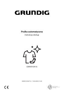 Instrukcja Grundig GW9I91041A Pralka