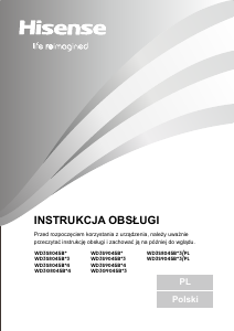 Instrukcja Hisense WD3S8045BT3 Pralko-suszarka