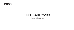 Manual Infinix Note 40 Pro+ Telefon mobil