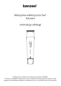 Instrukcja Kensen HC-006 Trymer do brody