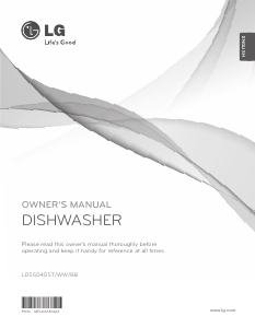 Manual LG LDS5040WW Dishwasher