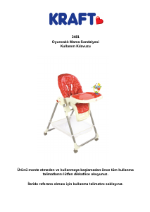 Kullanım kılavuzu Kraft 2481 Mama sandalyesi