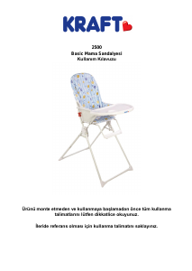 Kullanım kılavuzu Kraft 2500 Basic Mama Mama sandalyesi