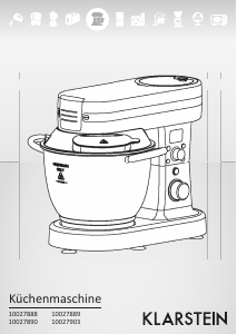 Handleiding Klarstein 10027888 Standmixer