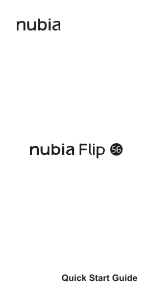 Manual Nubia Flip Telefone celular
