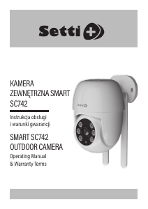 Instrukcja Setti+ SC742 Kamera IP