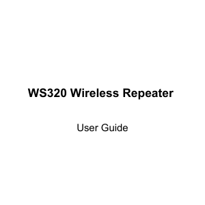 Manual Huawei WS320 Range Extender