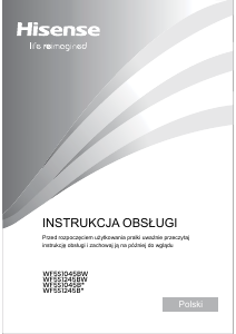 Instrukcja Hisense WF5S1045BB Pralka