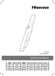 Manual de uso Hisense HVC9401BK Hi-Lite Aspirador de mano