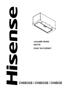 Instrukcja Hisense CH6BI3GB Okap kuchenny