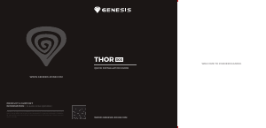 Manuál Genesis Thor 303 Klávesnice