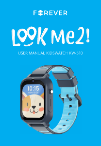 Handleiding Forever KW-510 Look Me 2 Smartwatch