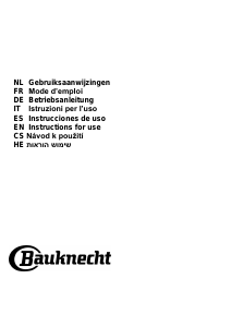 Bedienungsanleitung Bauknecht DBHVS 82 LT K/2 Dunstabzugshaube